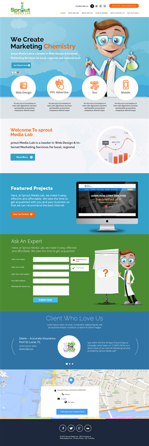 Marketing Agency Needs Fresh New Look | Wordpress Design by OM