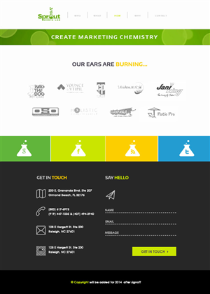 Diseño Wordpress por Scarletta para Sprout Media Lab | Diseño: #3458223