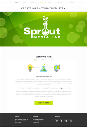 Diseño Wordpress por Scarletta para Sprout Media Lab | Diseño: #3458232