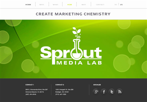 Diseño Wordpress por Scarletta para Sprout Media Lab | Diseño: #3458233