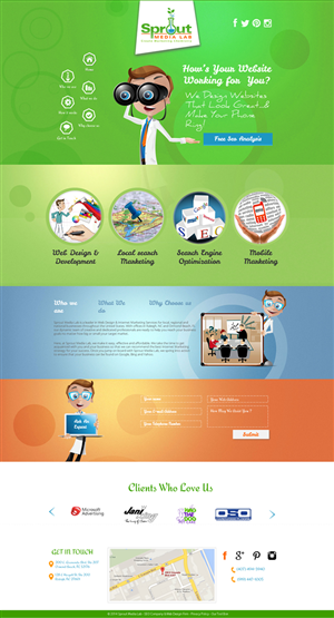 Diseño Wordpress por Behriatech para Sprout Media Lab | Diseño: #3481971