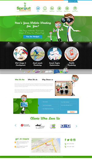 Diseño Wordpress por Behriatech para Sprout Media Lab | Diseño: #3482053
