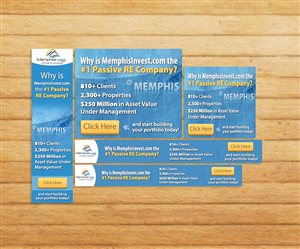 Banner Ad Design by EffectiveX for Memphis Invest | Design: #3432490