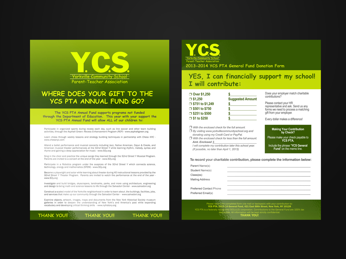 Flyer Design by migoweng for YCS | Design #3448240