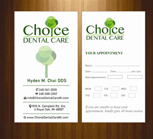 Business Card Design by harmi_199 for this project | Design: #3452167
