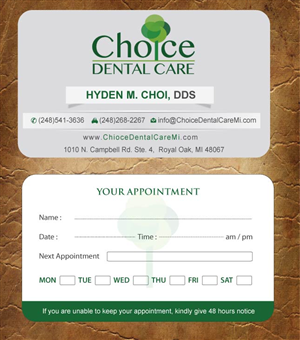 Business Card Design by Sandy1155 for this project | Design: #3718370