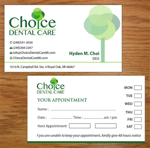 Business Card Design by Joy16589 for this project | Design: #3452772