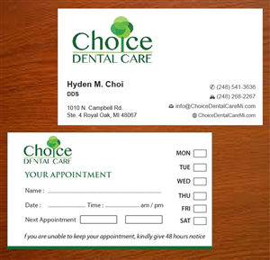 Business Card Design by Joy16589 for this project | Design: #3524383