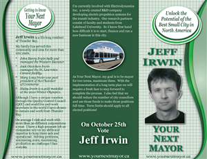 Your Next Mayor | Design de Brochure par Breanne Owen