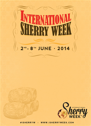 Vintage Style Poster for International Sherry Wine celebration from Southern Spain  | Poster Design by Jenn Smith
