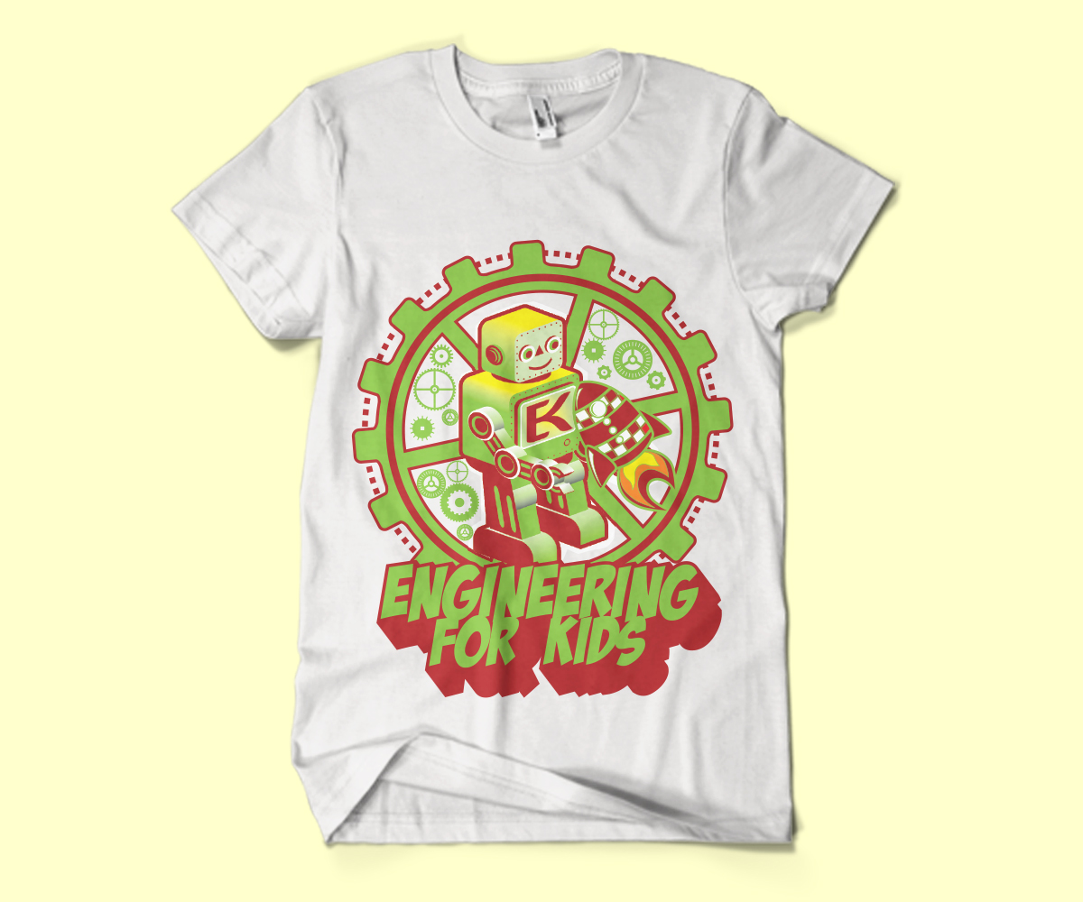 T-shirt Design by ajenxris for Engineering for Kids, Inc. | Design #3436312