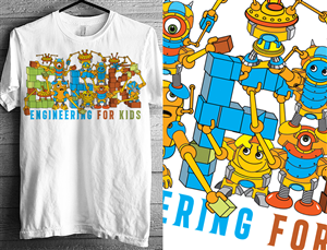 Design de T-shirt par DUBIOSUL pour Engineering for Kids, Inc. | Design : #3436022