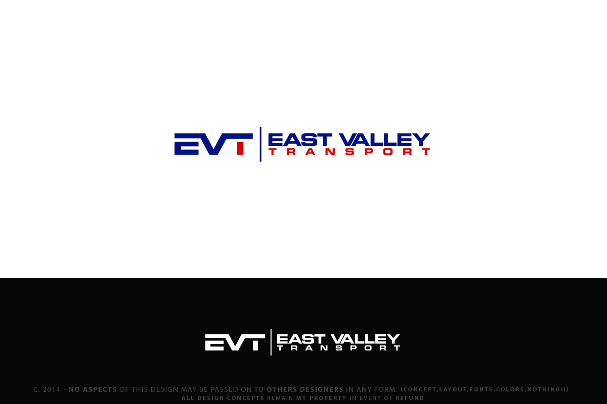 Logo Design by Senseless for East Valley Transport | Design #3425294