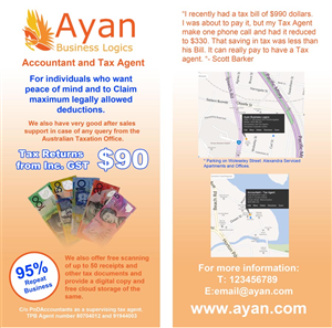 Flyer Design by Lou Sharp for this project | Design: #854700