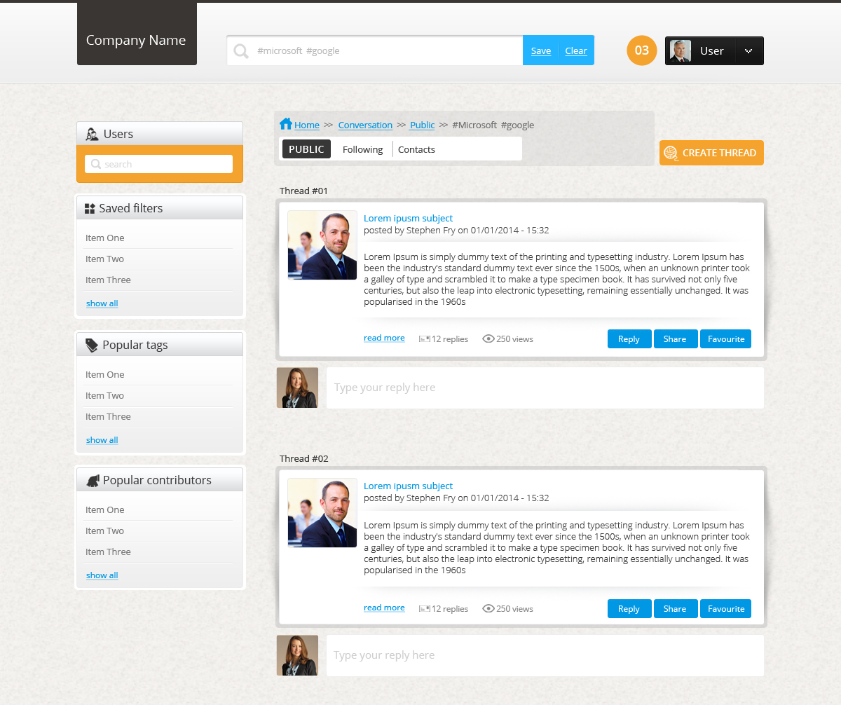 Web Design par OM pour ce projet | Design #3437077