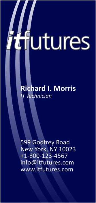 Design de Carte de Visite par ExousiaGrafx pour IT Futures | Design #852118