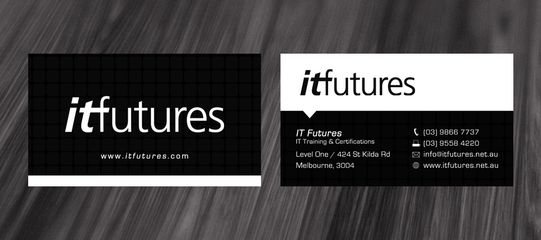 Business Card Design by diRtY.EMM for IT Futures | Design #846550