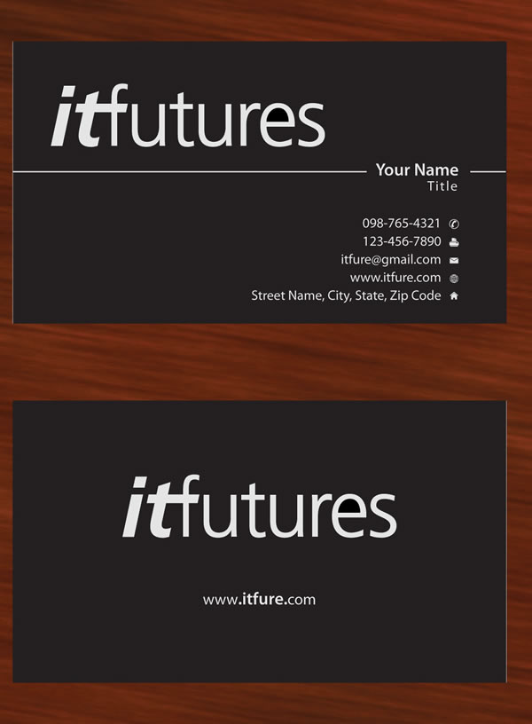 Business Card Design by Sbss for IT Futures | Design #847622