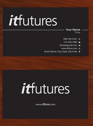 Business Card Design by Sbss for IT Futures | Design: #847622