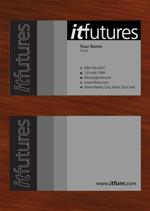 Business Card Design by Sbss for IT Futures | Design: #847625