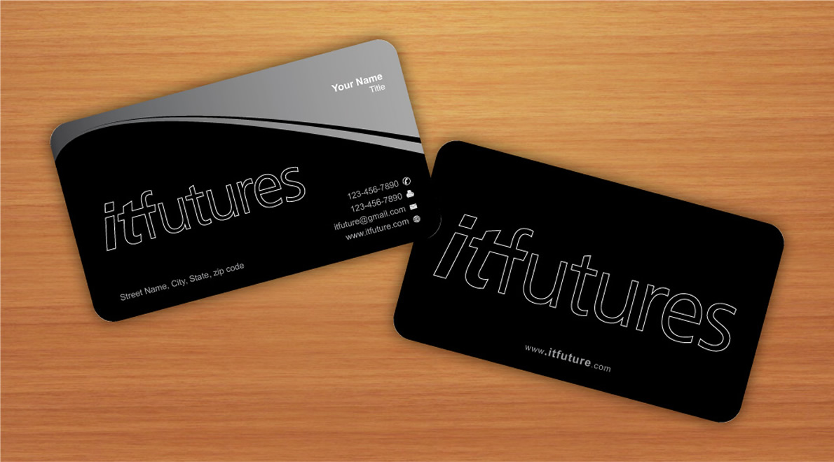 Diseño de Tarjeta de Presentación por Sbss para IT Futures | Diseño #847646