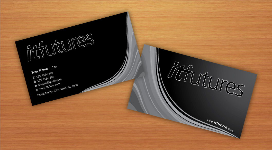 Diseño de Tarjeta de Presentación por Sbss para IT Futures | Diseño #847649