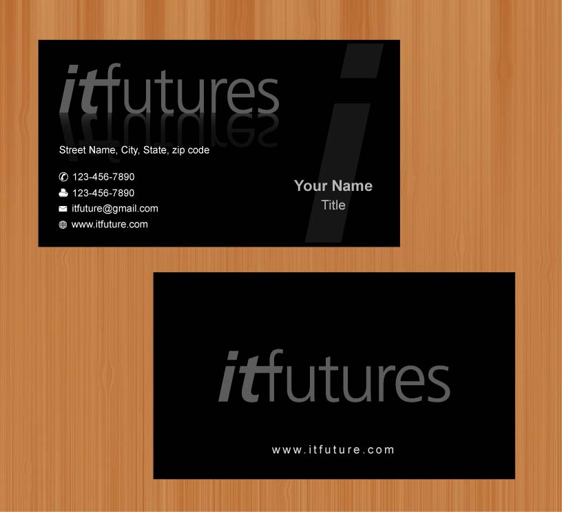 Business Card Design by Sbss for IT Futures | Design #847661