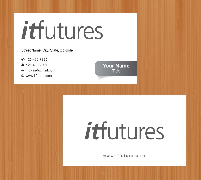Business Card Design by Sbss for IT Futures | Design #847667