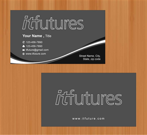 Design de Carte de Visite par Sbss pour IT Futures | Design : #847672