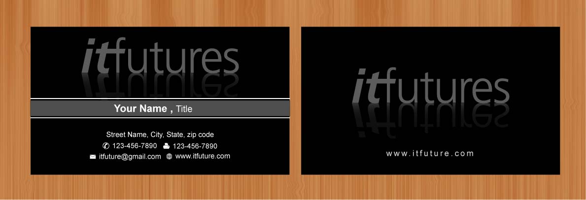 Business Card Design by Sbss for IT Futures | Design #847673