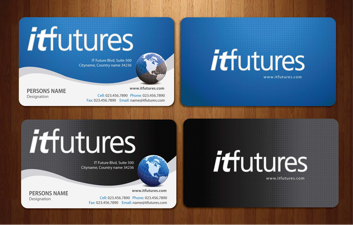Business Card Design by Sbss for IT Futures | Design #847693