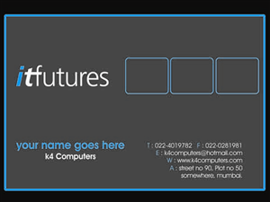 Business Card Design by AP for IT Futures | Design: #854087
