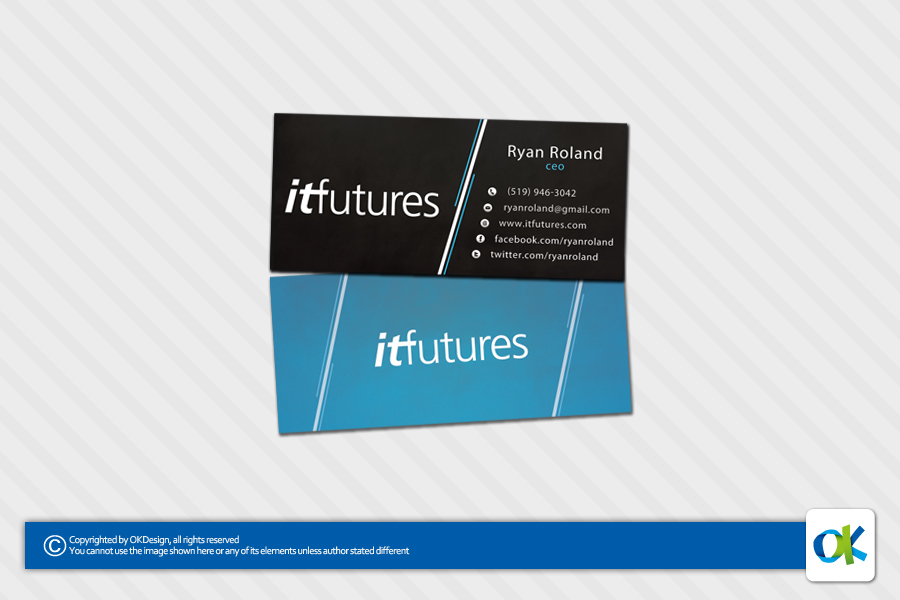 Design de Carte de Visite par OKDesign pour IT Futures | Design #854097