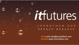 Business Card Design by JessicaD for IT Futures | Design: #845935