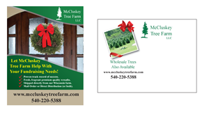 Postcard Design for McCluskey Tree Farm LLC | Postkarten-Design von TedAtkinson