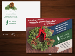 Postcard Design for McCluskey Tree Farm LLC | Postkarten-Design von joerchw
