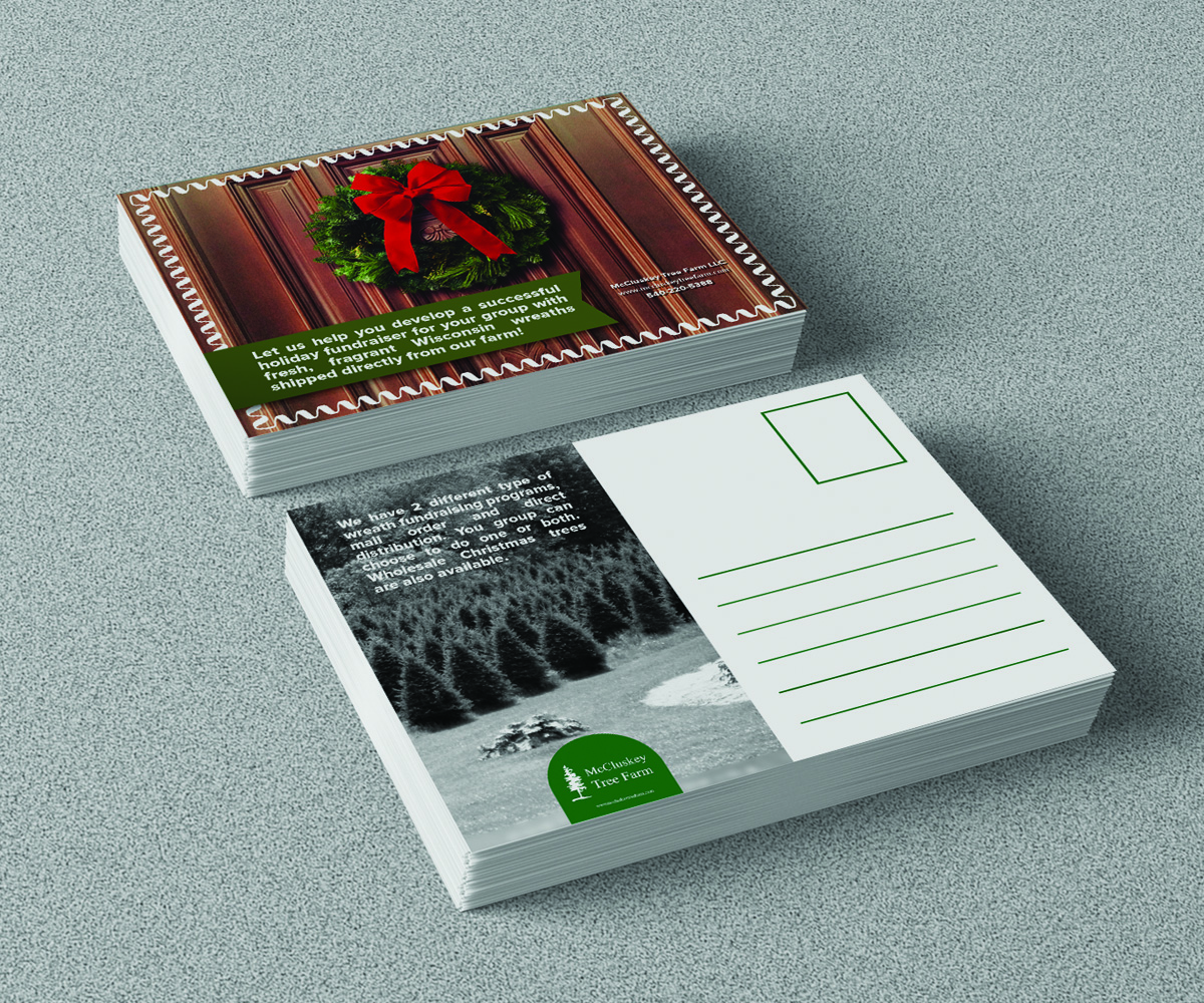 Diseño de Postal por DLab™ para McCluskey Tree Farm LLC | Diseño #3472626