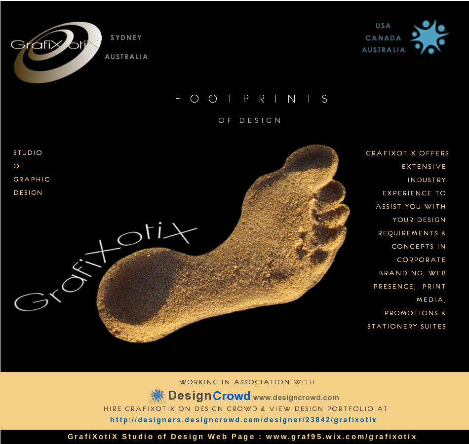 Graphic Design by GrafiXotiX Studio of Design for DesignCrowd LLC | Design #860992