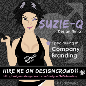 Grafik-Design von Suzie Q - Q13Designs.com für DesignCrowd LLC | Design #858681