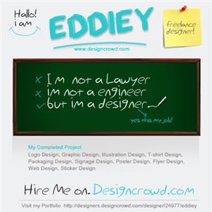 Grafik-Design von Eddiey für DesignCrowd LLC | Design: #861354