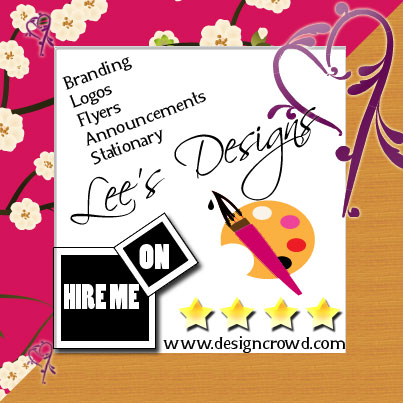 Graphic Design by Lee's Designs for DesignCrowd LLC | Design #862532