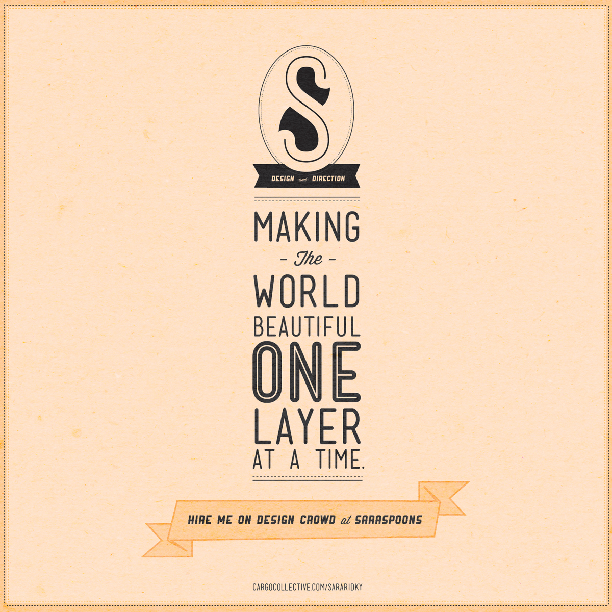 Graphic Design by saraspoons for DesignCrowd LLC | Design #863717