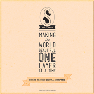 Graphic Design by saraspoons