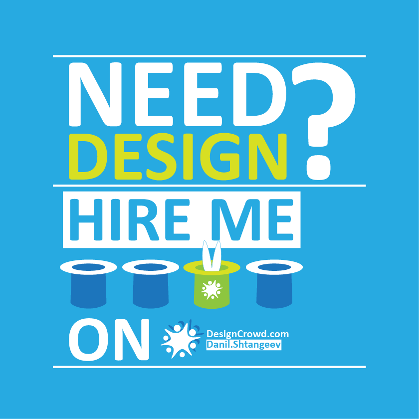 Graphic Design by Danil.Shtangeev for DesignCrowd LLC | Design #856169