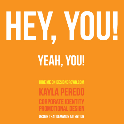 Design Graphique par Kayla Peredo pour DesignCrowd LLC | Design #880546