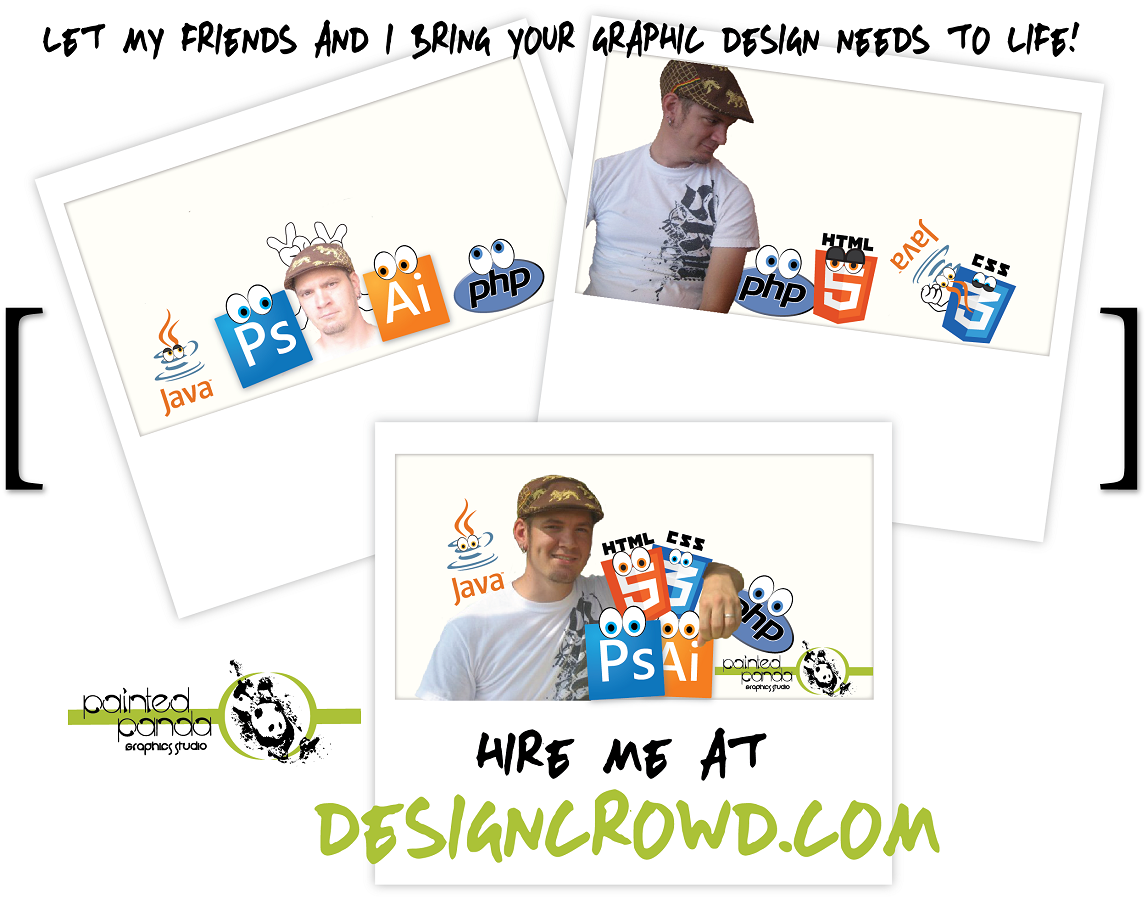 Design Graphique par Painted Panda Graphics Studio pour DesignCrowd LLC | Design #920624