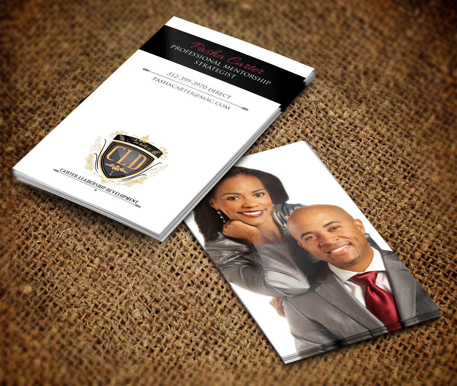 Diseño de Tarjeta de Presentación por pecas para Carter Leadership Development | Diseño #3447158