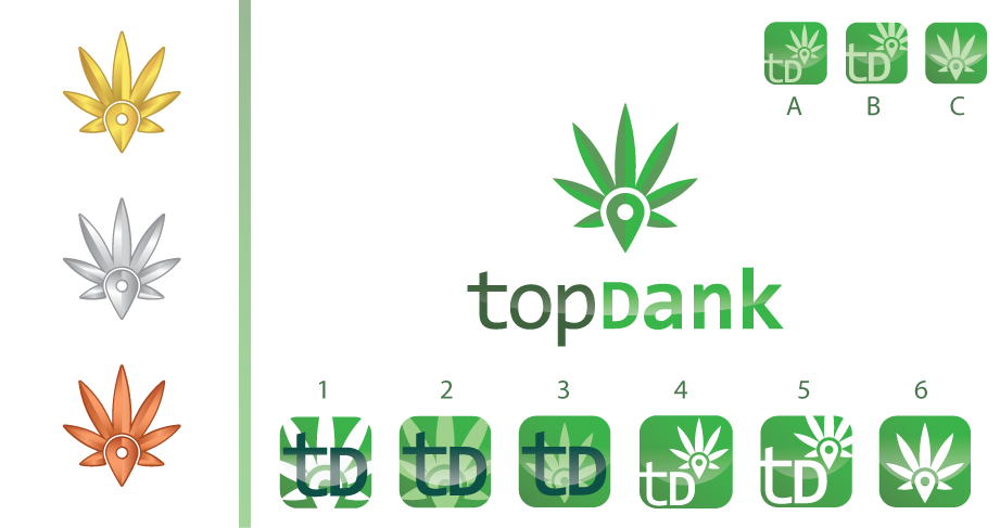 Logo Design by All American Designs for Top Dank | Design #3440601