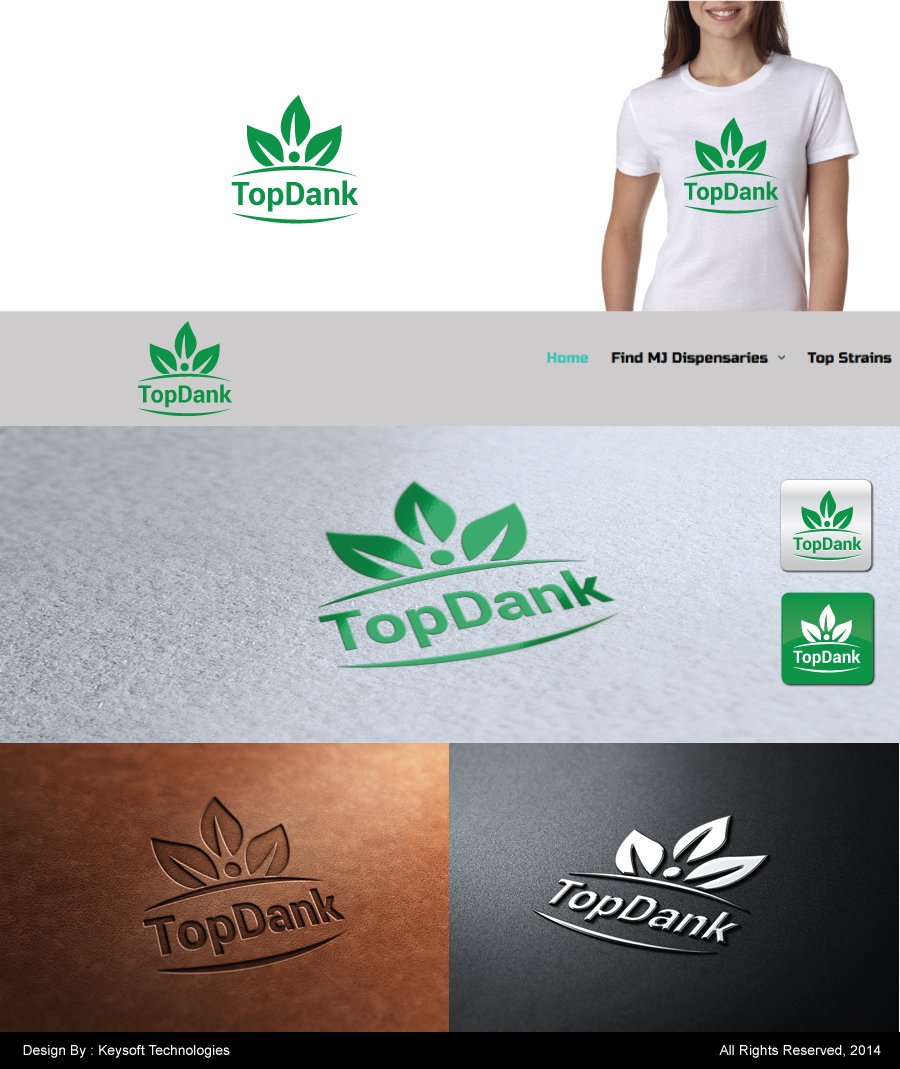 Logo Design by Keysoft for Top Dank | Design #3436700
