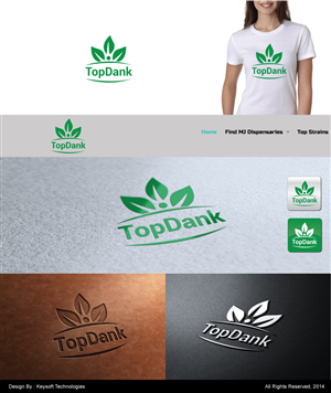 Logo Design by Keysoft for Top Dank | Design #3436700